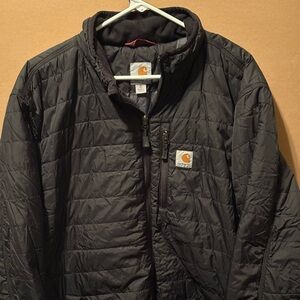 carhartt puffer jacket Size XL Black Mens